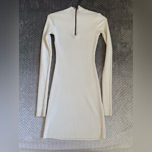 Cotton Citizen Ibiza Ribbed Long Sleeve Dress